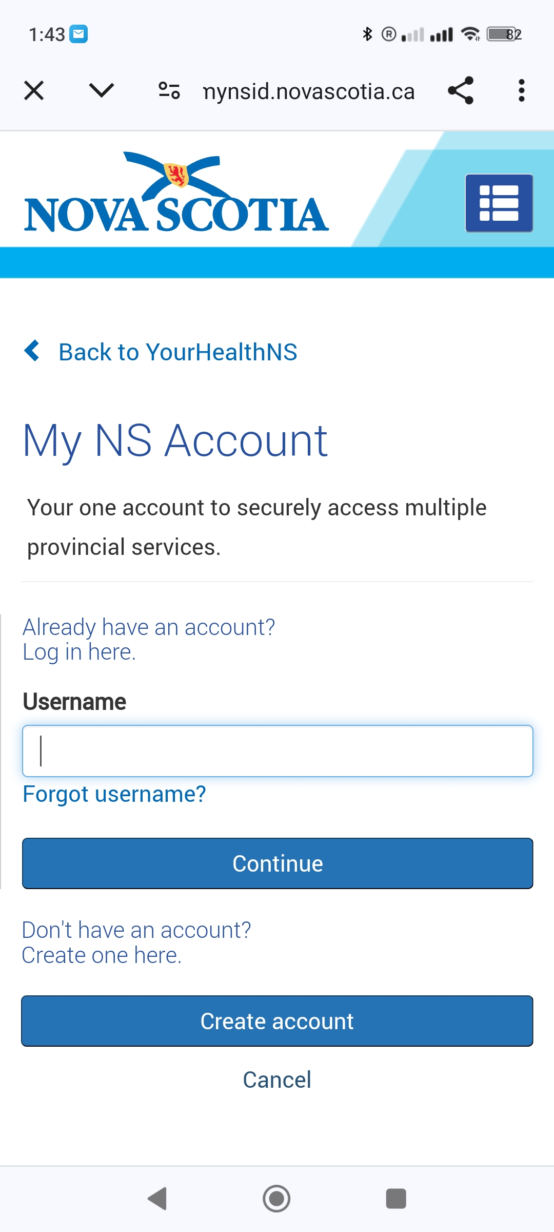 Username